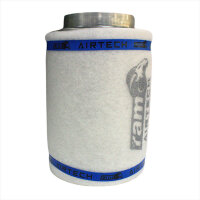 RAM AirTECH LITE Aktivkohlefilter, 680m³/h, ø 165 mm Anschlussflansch