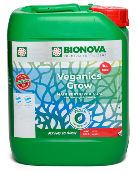 Bio Nova Veganics Grow 3-2-4, 5 l