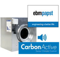CarbonActive EC EBM Silent Box 280m3/h, 450Pa, ø...