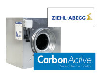 CarbonActive EC ZA Power Box 3500m3/h, 1200Pa, ø...