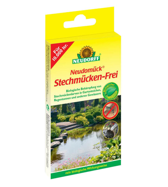 Neudorff, Stechmückenfrei zur Bekämpfung von Stechmücken-Larven, 10 Tabletten