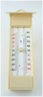 Mini-Max Thermometer mit Resettaste, Kunststoff