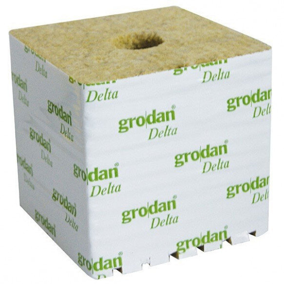 Grodan Delta 32, Kulturblock, gr. Loch, 40/40, 15 x 15