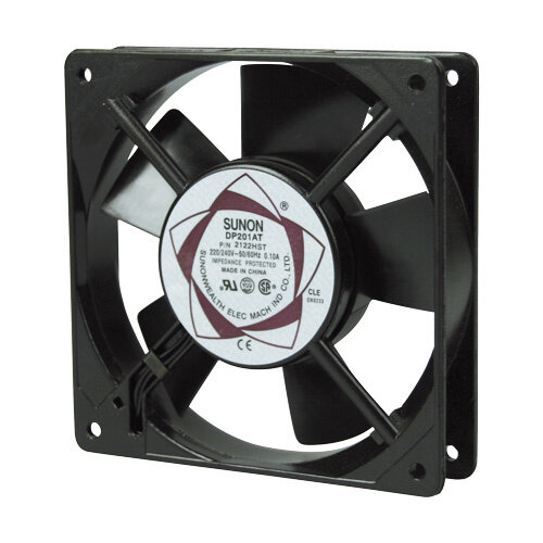 Axial-Lüfter Metallgehäuse: 144 m³/h Maße: 120x120x38,5 mm