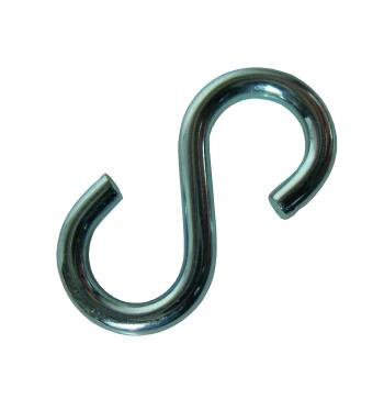 kleiner S-Haken, z.B. um REF-1 - REF-6 an Ketten zu befestigen, 1Stk.