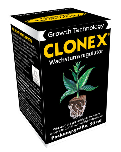 Clonex, Stecklingsgel, 50 ml (VOC 0,33% Indolylbuttersäure, CAS 133-32-4)