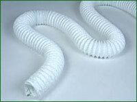 Kunststoff-Flexrohr, 203 mm, 15 m, weiß
