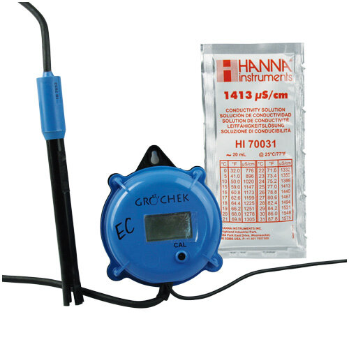 Hanna EC Grochek, EC-Monitor, Messbereich 0-9,99 mS/cm, Auflösung 0,01 mS/cm, G