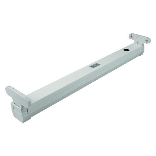 Stecklingsarmatur für 2x 18 W Leuchtstoffröhre à 60 cm Länge