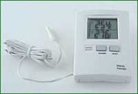 Digitales Thermometer, inkl. 3 m Kabel, 2 Messpunkte