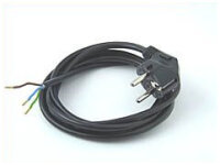 Netzstecker mit flexiblem Feuchtraumkabel 1 mm², 1,5...