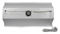 Reflektor für 2 Energiesparlampen, inkl. Ventilator