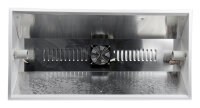 Reflektor für 2 Energiesparlampen, inkl. Ventilator