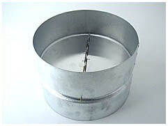 Rückschlagklappe, Metall, für ø 200 mm