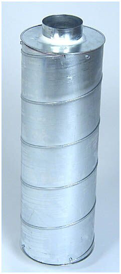 Ventilution Schalldämpfer für Lüftungsrohre, ø 100 mm, L = 60 cm