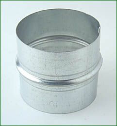 Ventilution Verbindungsstück, Metall, für ø 100 mm