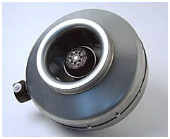 IN-Line Ventilator, 1000 m³/h, für 200 mm Rohr, rostfreier Stahl