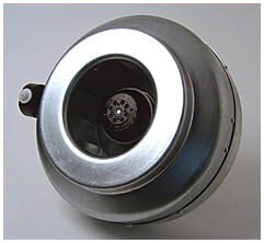 IN-Line Ventilator, 935 m³/h, für 250 mm Rohr, rostfreier Stahl