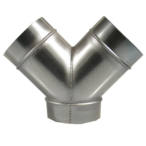 Y-Stück, Metall, für ø 150 mm