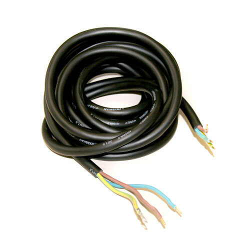 Zuschnitt vom SAS-Kabel, schwarz, 4 m, 3 x 1,5 mm², mit Aderendhülsen