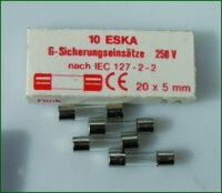 Sicherung für 250 - 600 W Kits, 5 Ampere, 20 x 5 mm