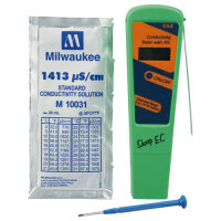 Milwaukee Sharp C62, EC-Meter, Messbereich 0-19,99 mS/cm,...