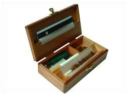 The Original Roll Tray, Rotbuche, mit Klappdeckel, 15,5 x 8 x 4 cm