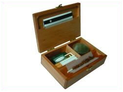 The Original Roll Tray, Rotbuche, mit Klappdeckel, 17,5 x 12 x 5 cm