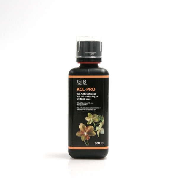 GIB Industries KCL-PRO Aufbewahrungslösung für pH-Elektroden, 300 ml