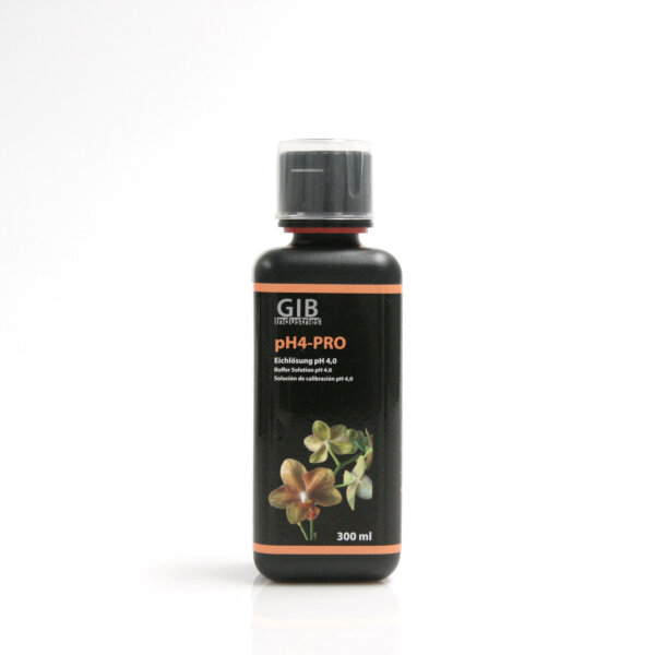 GIB Industries pH4-PRO Eichlösung pH 4,0, 300 ml