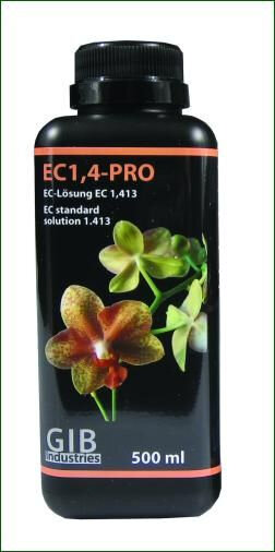 GIB Industries EC 1,4-PRO, EC-Eichlösung, 1,413 mS/cm, 500 ml