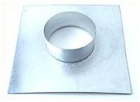 Ventilution Wandflansch, Metall, für ø 125 mm