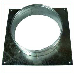 Ventilution Wandflansch, Metall, für ø 150 mm