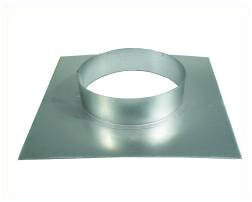 Ventilution Wandflansch, Metall, für ø 200 mm
