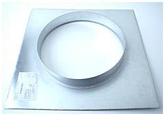 Ventilution Wandflansch, Metall, für ø 315 mm