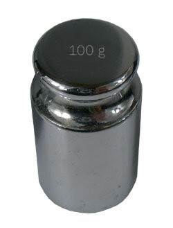Eichgewicht, 100 g, Stahl