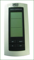 Funkthermometer, inkl. 1 Sender, Reichweite 25 m