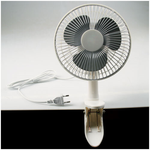Clipventilator, 20 cm 2 Stufen-Umluftventilator mit Ansteckclip