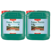 CANNA Aqua Flores A und B, Blütedünger, je 5 L