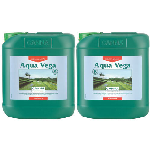 CANNA Aqua Vega A und B, Wachstumsdünger, je 5 L