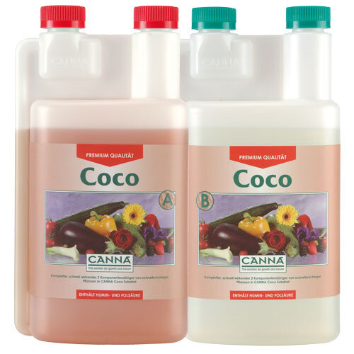 CANNA Coco A und B, für Wachstums- und Blütephase, je 1 L