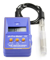 GIB Industries pH-Pro-Meter, Messbereich 0,0-14,0 pH, Auflösung 0,01 pH, Genaui