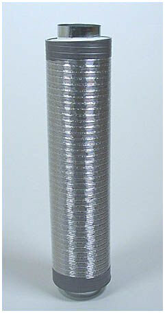 Telefonieschalldämpfer, ø 125 mm, L = 75 cm