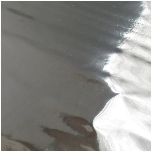 groflective Reflexionsfolie, lichtdicht, glatt, silber, Rolle 50 m x 1,22 m x 0