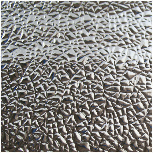 groflective Reflexionsfolie,  Stucco, silber, Rolle 100 m x 1,22 m x 0,25 mm