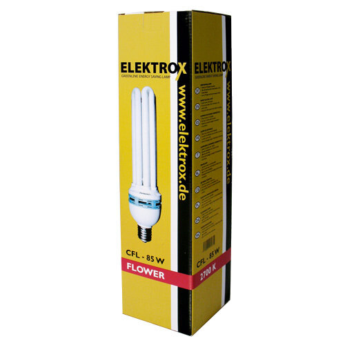 Energiesparlampe Elektrox Flower 85 W, 2700 K, 4U, E40-Fassung, für Blüte