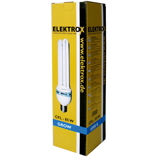 Energiesparlampe Elektrox Grow 85 W, 6500 K, 4U, E40-Fassung, für Wachstum
