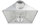 Air Cool Reflektor, mit Glasplatte, E40-Fassung, 125 mm, 45 x 45 x 18 cm