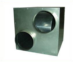 Lüfterkiste, schallgedämmt mit Schneckenhaus-Ventilator 2000 m³/h, 380W, Metall