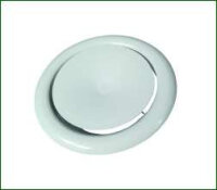 Tellerventil Auslass mit Flansch, 150 mm für Abluft,...